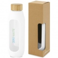 Tidan 600 ml Borosilicate Glass Bottle with Silicone Grip 12