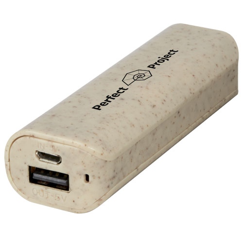 Yoko 1200mAh Wheat Straw Power Bank