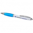 Curvy Ballpoint Pen with White Barrel 8
