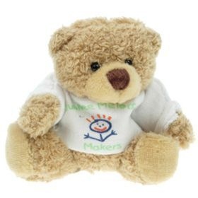 8 cm Tubby Beanie Bear in a T-Shirt