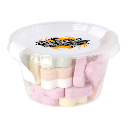 Eco Sweet Tub with Fruit Heart Sweets
