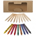 Lucky 19-piece Coloured Pencil and Crayon Set 1