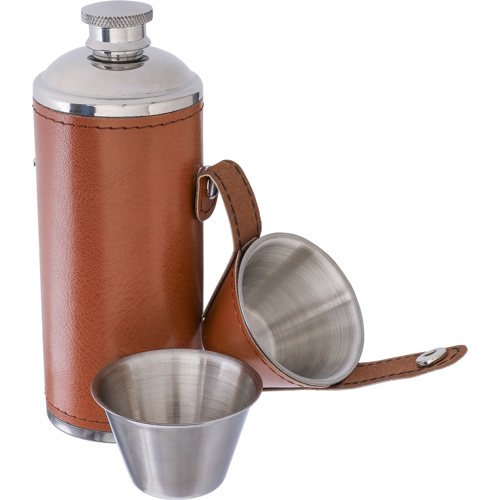 Recycled Stainless Steel Flask (230ml)
