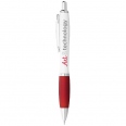 Nash Ballpoint Pen White Barrel and Coloured Grip 6