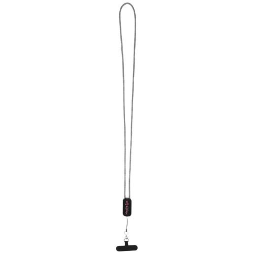 Anser Recycled Plastic Smartphone Lanyard with 27W 5-in-1 Built-in Cable