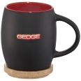 Hearth 400 ml Ceramic Mug with Wooden Coaster 2