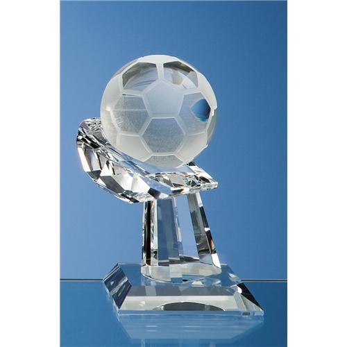 6cm Optic Football On Mounted Hand Awards