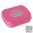 Flat Hinged Tin with Fruit Heart Sweets 7