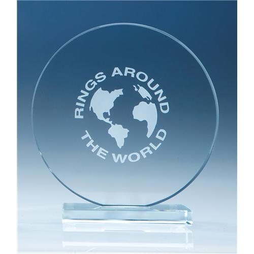 15cm Clear Circle Award