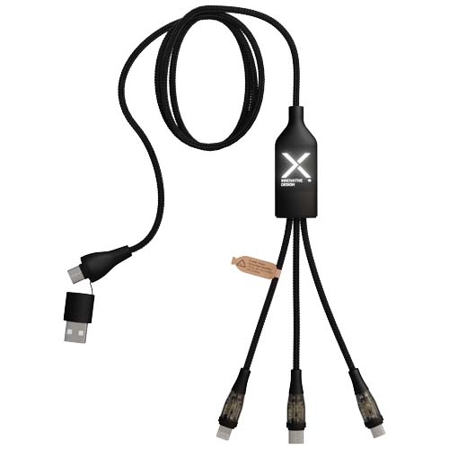 SCX.design C50 5-in-1 Fast Charging 100W/5A Cable with Digital Display