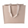 Canvas Shopper with Woven Handles 2