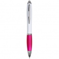Curvy Ballpoint Pen with White Barrel 1