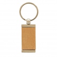 Bambley Bamboo And Metal Keyring 2