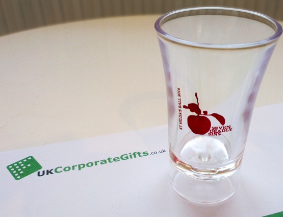 St Hilda's Ball Comes Back with New Promotional Shot Glasses #ByUKCorpGifts