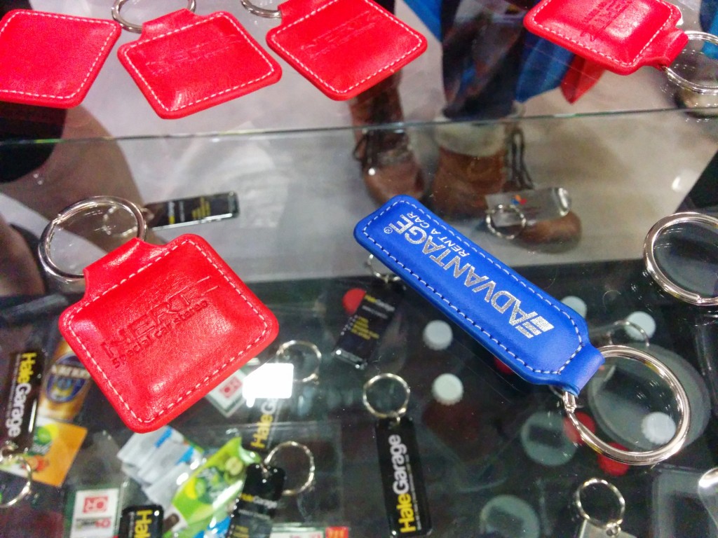 Promotional Leatherette Keyrings