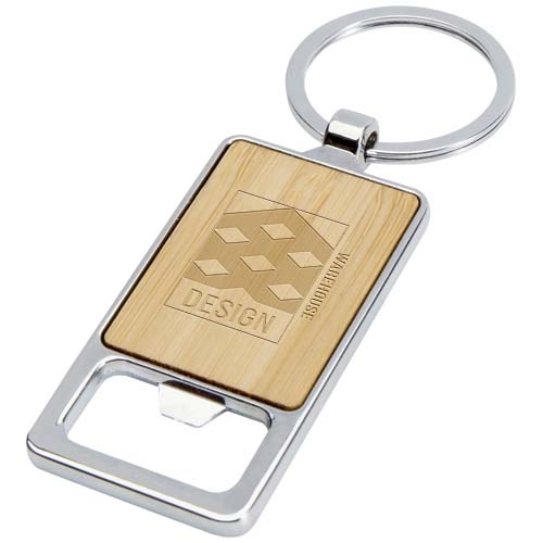 Snapper Bamboo Keychain with Bottle Opener