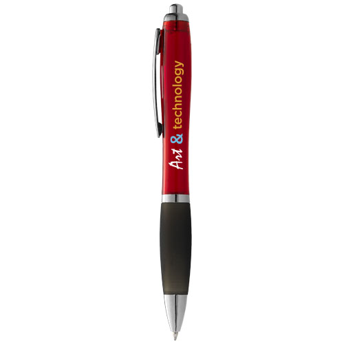 Nash Ballpoint Pen Coloured Barrel and Black Grip