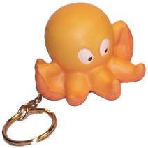 Octopus Keyring Stress Toy
