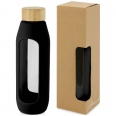 Tidan 600 ml Borosilicate Glass Bottle with Silicone Grip 1