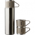 Stainless Steel Bottle & Cup Set 4