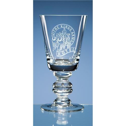 8" Large Walton Crystal Goblet