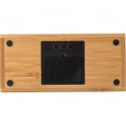 Bamboo Wireless Charger and Clock 5