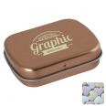 Flat Hinged Tin with Fruit Heart Sweets 14