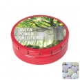 Round Click Tin with Fruit Heart Sweets 8