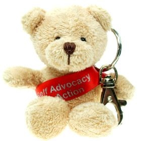 10 cm Toby Keyring Bear with Sash