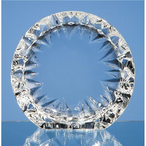 14.5cm Mario Cioni Lead Crystal Tech Roundel