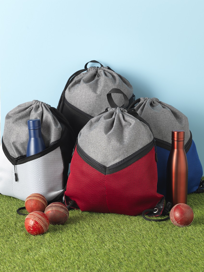 promotional drawstring sport bags are versatile with space for product or service promotion