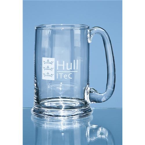 Large Dartington Crystal Real Ale Tankard