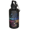 Oregon 400 ml Solid Colour RCS Recycled Plastic Water Bottle with Carabiner 5