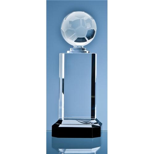 28cm Mounted Optic Football Column Award