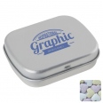 Flat Hinged Tin with Fruit Heart Sweets 13