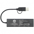 Rise RCS Recycled Aluminium USB 2.0 Hub 5