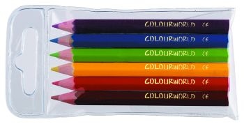 Colourworld Half Pencils Wallet 6
