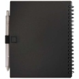 Niove Recycled Plastic Soft Cover Notebook and Ballpoint Pen Set (Blue Ink) 4
