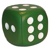 Small Dice Stress Toy