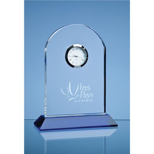 16cm Optical Crystal Mounted Arch Clock