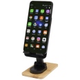 Alfirk Recycled Plastic Foldeable Desk Phone Stand with Bamboo Details 1