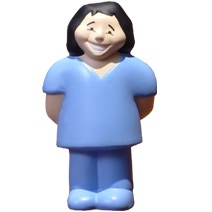 Female Nurse Stress Toy