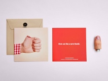 Promotional USB Flash Drives Shaped Like Thumbs are Shockingly #CleverPromoGifts