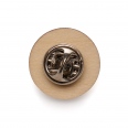 Small Round Wooden Badge 5