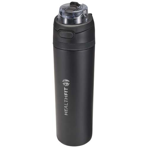 Theron 800 ml RCS Recycled Single Wall Stainless Steel Water Bottle with Dual Function Lid