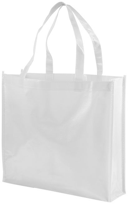 laminated shopper tote