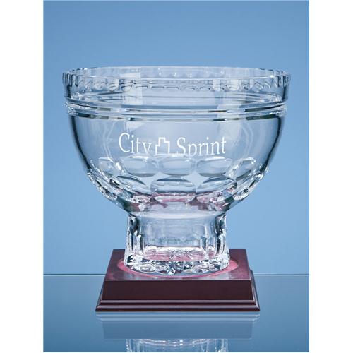 20cm Lead Crystal Venetian Footed Comport