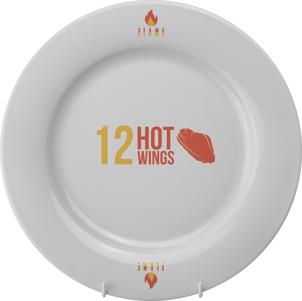 Winged Plate 12 Inch (30Cm)