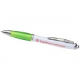 Curvy Ballpoint Pen with White Barrel 10