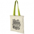 Nevada 100 G/M² Cotton Tote Bag Coloured Handles 7L 9